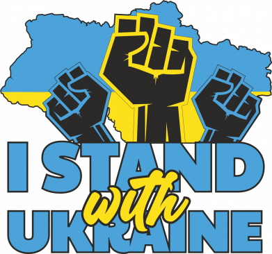 Bluza z kapturem męska Murem za Ukrainą 2