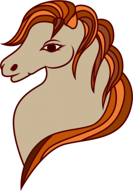 Koszulka dziecięca z końmi Red horse 2