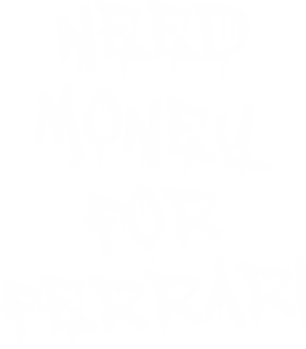 Koszulka męska Potrzebuję pieniędzy na Ferrari 2