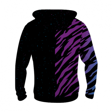Dziecięca bluza z kapturem Fullprint Neon Tiger 2