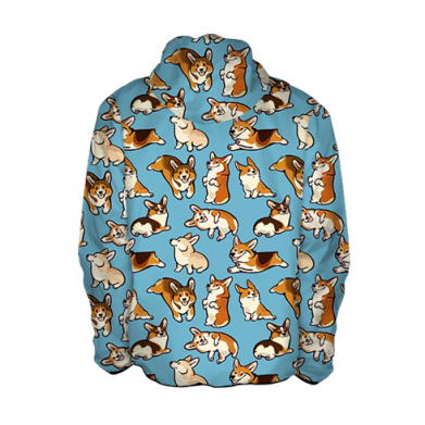 Dziecięce kurtki lekkie Fullprint Cute Corgis 2