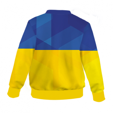 Kurtka bomber dziecięca Fullprint Support Ukraine 2