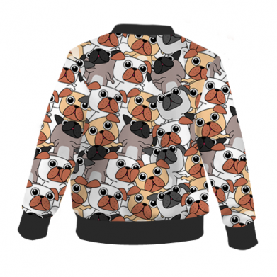 Kurtka bomber dziecięca Fullprint Little puppies 2
