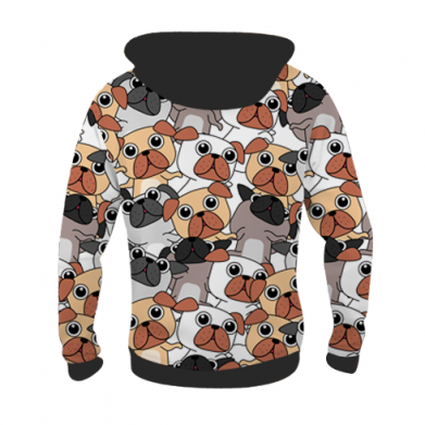 Dziecięca bluza z kapturem Fullprint Little puppies 2