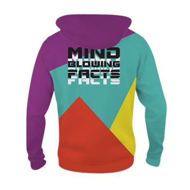Dziecięca bluza z kapturem Fullprint Mind Blowing Facts 2