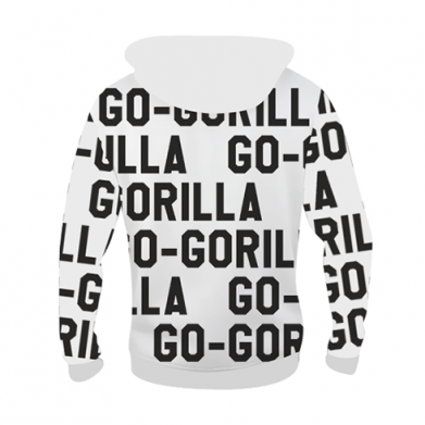 Dziecięca bluza z kapturem Fullprint z małpami GO-GORILLA 2