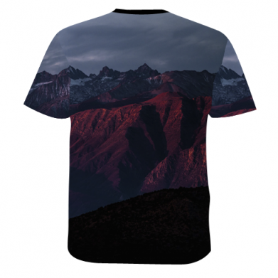Męska koszulka Fullprint Red mountains 2