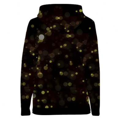 Damska bluza z kapturem Fullprint Efekt tygrysa i bokeh 2