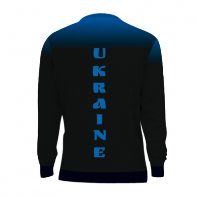 Bluza dziecięca Fullprint Herb Ukrainy w żółto - niebieskim ogniu 2