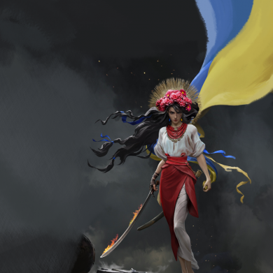 flag ukraiński zahisnitsa 2