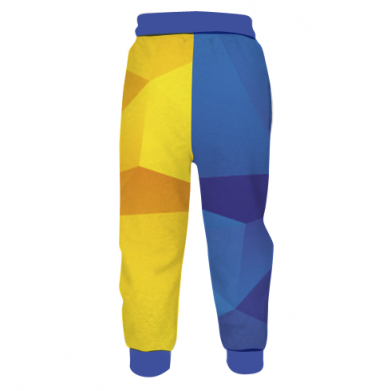 Dziecięce spodnie Fullprint Stand with UKRAINE geometric 2
