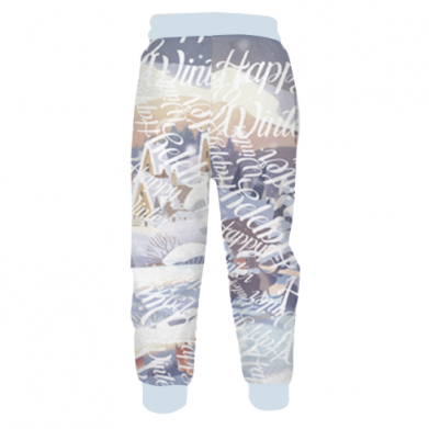 Dziecięce spodnie Fullprint Happy Winter 2
