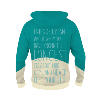 Dziecięca bluza z kapturem Fullprint Dog friend 2