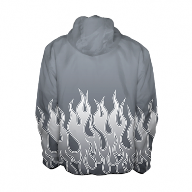 Dziecięce kurtki lekkie Fullprint Biker Skull and Fire 2