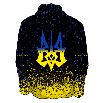 Męska kurtka lekka Fullprint Ukraine, yellow blue 2