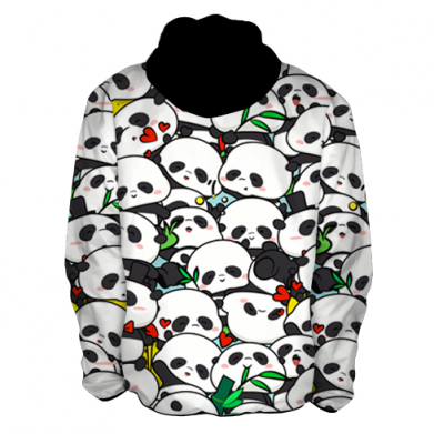 Męska kurtka lekka Fullprint Funny pandas 2