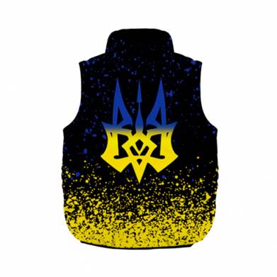 Kamizelka dziecięca Fullprint Ukraine, yellow blue 2