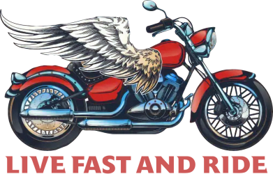 Koszulka damska Live Fast and Ride 2