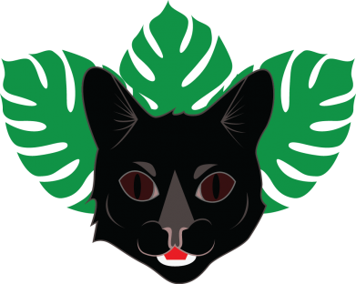 Naszywka prostokątna z panterami Brown-eyed panther 2