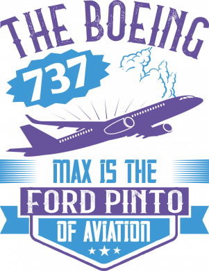 Koszulka męska Promo Boeing 737 Max to Ford Pinto lotnictwa 2