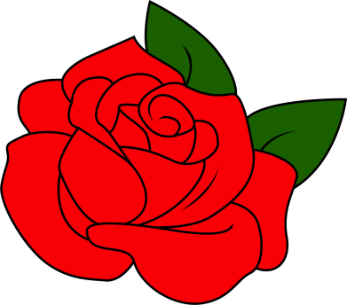 Bluza z kapturem męska Rose with leaves 2