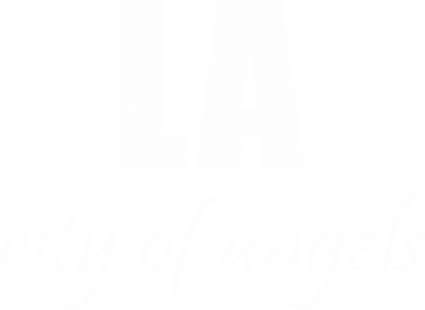 Naszywka prostokątna LA city of angels 2