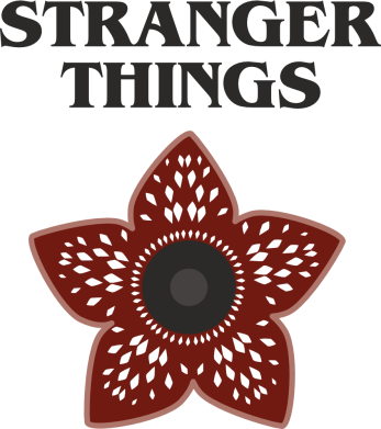 Koszulka polo dziecięca Kwiat Stranger Things 2