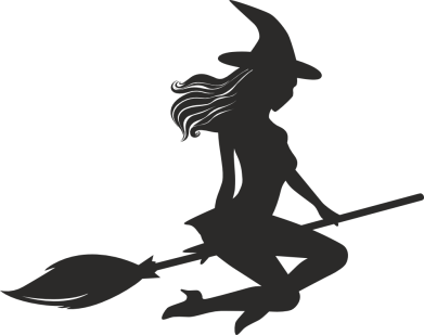 Koszulka polo dziecięca na Halloween Wiedźma na miotle 2