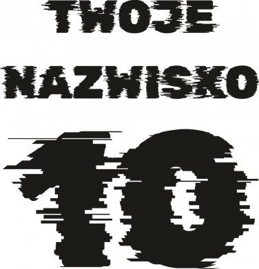 Nieśmiertelnik Twoje nazwisko glitch 2