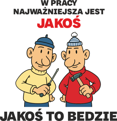 Koszulka polo dziecięca W pracy najważniejsza jest jakoś to bedzie 2