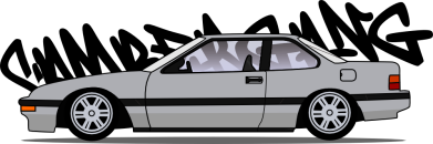 Podkładka pod mysz Honda prelude car 2