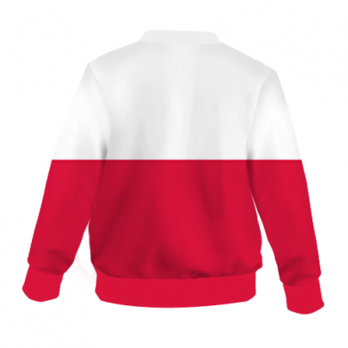 Kurtka bomber dziecięca Fullprint Polska flaga z godłem 2