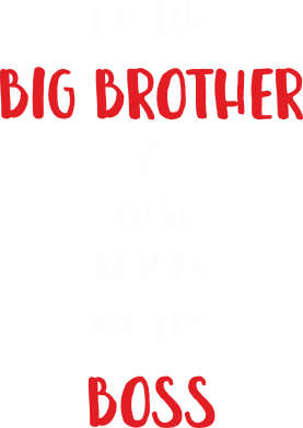 Koszulka oversize dla brata I’m the big brother 2