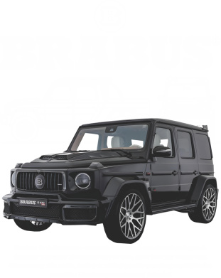 Naszywka prostokątna Brabus 2