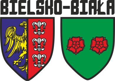 Kubek dwukolorowy Herb Bielska-Biała