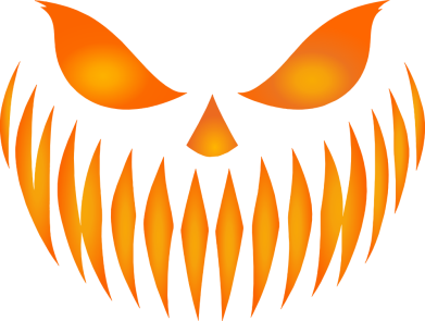 Koszulka dziecięca na Halloween Dynia na twarz 2