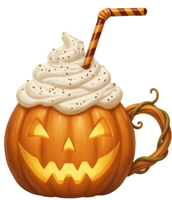 Koszulka damska na Halloween Koktajl dyniowy 2