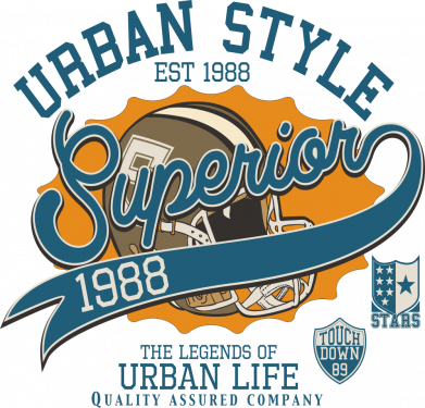 Koszulka męska Urban Style 1988 2