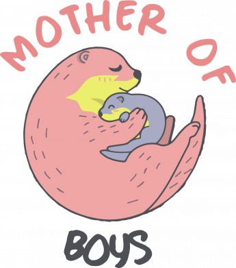 Bluza z kapturem męska dla mamy Mother of Boys 2