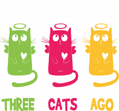 Bluza z kapturem męska z kotami Cat was normal 2