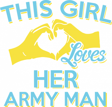 Bluza z kapturem męska This girl loves her military man 2
