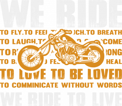 Koszulka oversize We ride we ride to live 2