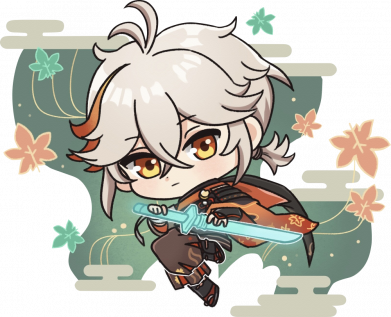 Koszulka męska Chibi Kazuha 2