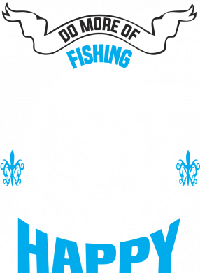 Koszulka dziecięca Do more of fishing what makes you happy 2
