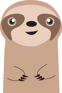 Koszulka damska z leniwcami Naive sloth 2