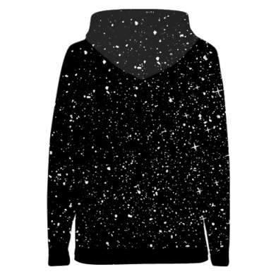 Damska bluza z kapturem Fullprint Astronauta w kosmosie 2