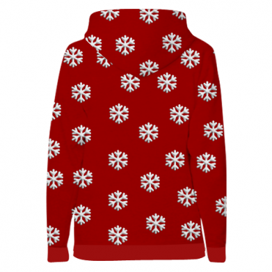 Damska bluza z kapturem Fullprint na Nowy Rok Słodki smok z prezentem 2
