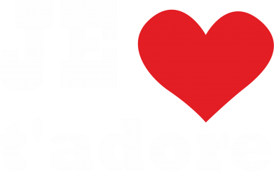 Koszulka oversize Je t'adore 2