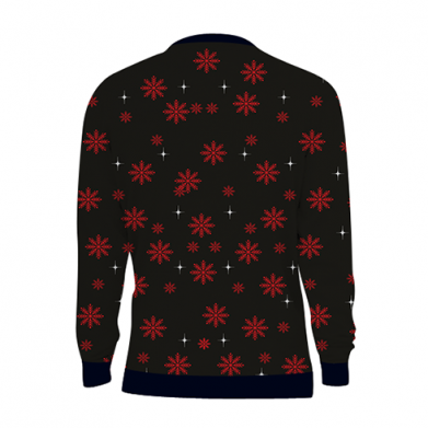 Bluza dziecięca Fullprint na Nowy Rok Ho! ho! ho! Mikołaj i jelenie 2