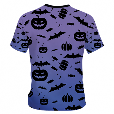 Dziecięca koszulka Fullprint na Halloween Dynia wzór Halloween 2